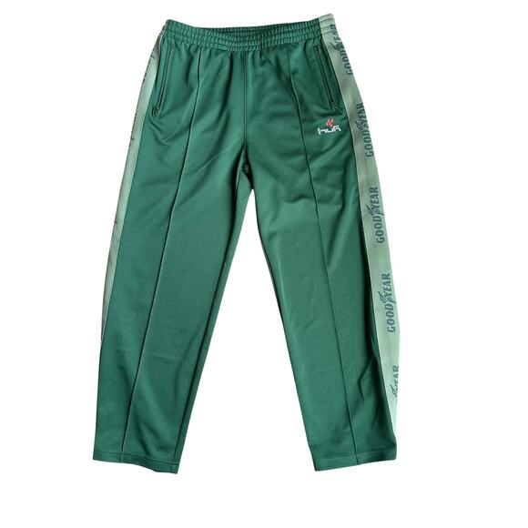 Goodyear x HUF Touring Green Track Pants Mens Medium - Picture 1 of 4